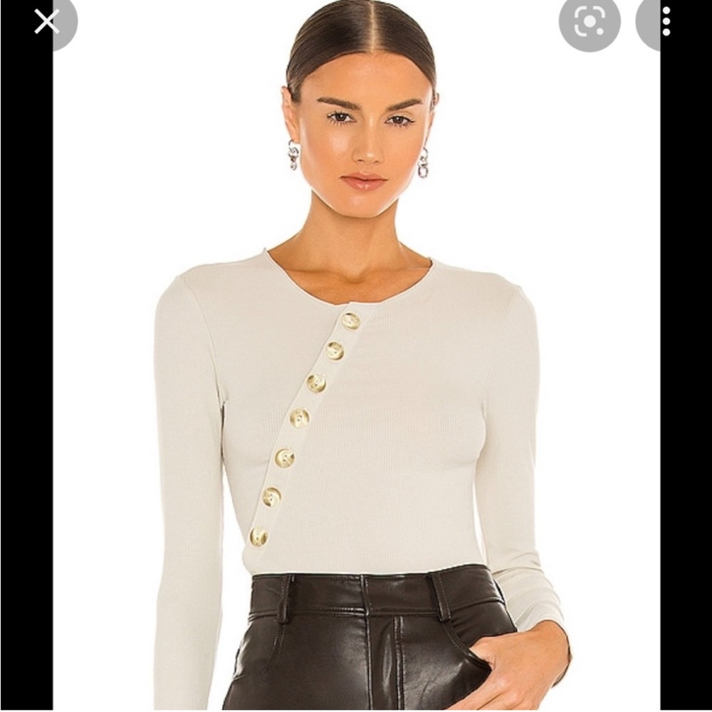 Revolve The Line By K Evelyn Bodysuit - Cement